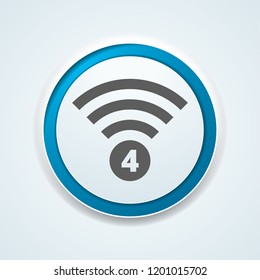 Wi-Fi 4 generation button illustration