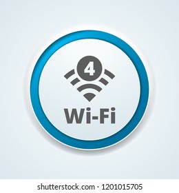 Wi-Fi 4 generation button illustration