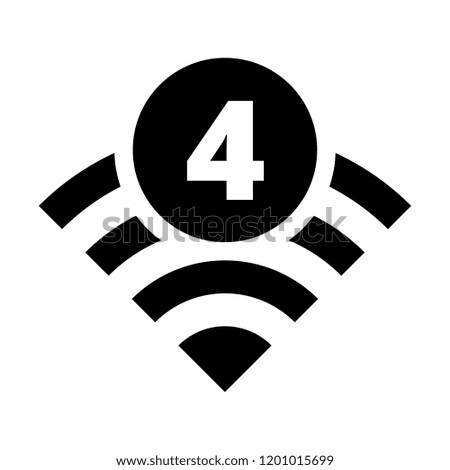 Wi-Fi 4 generation button illustration