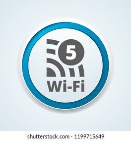 Wi-Fi 5 generation button illustration