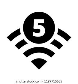 Wi-Fi 5 generation button illustration