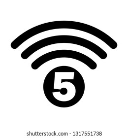 Wi-Fi 5 generation logo design