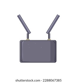 wifi 5g modem cartoon. speed internet, technology data wifi 5g modem sign. isolated symbol vector illustration