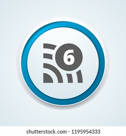 Wi-Fi 6 generation button illustration
