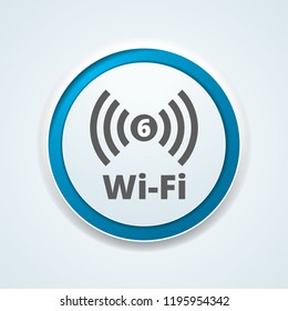 Wi-Fi 6 generation button illustration