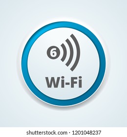 Wi-Fi 6 generation button illustration