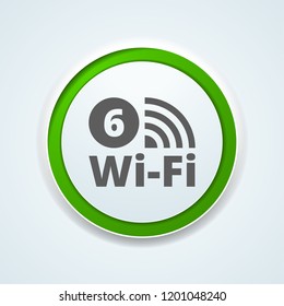 Wi-Fi 6 generation button illustration