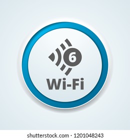 Wi-Fi 6 generation button illustration