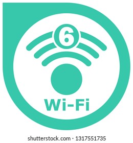 Wi-Fi 6 generation logo design
