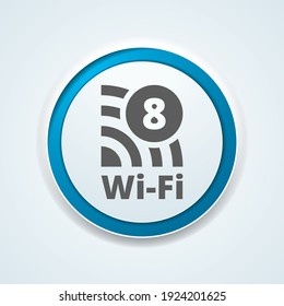 Wi-Fi-8-Generation-Taste - Zeichengrafik
