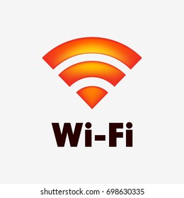 Wi-Fi Access Color icon. Vector Wireless Internet Zone symbol