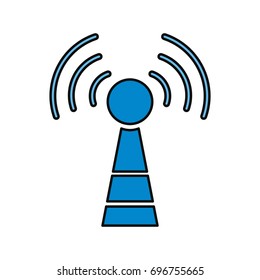Wifi antenna symbol