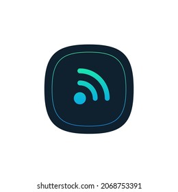 WIFI app vector icon , Wireless internet Stock vector illustration isolated on white background
