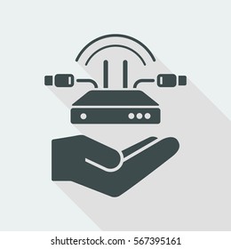 Wi-fi area service - Minimal vector icon