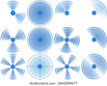 Wi-Fi beacon spins with radiant looped glow. Radar icon vibrates in synthetic echo burst. Crosshair target moves within bright optic scope. Data trace warps around scanner reticle light. Neon field  - Powered by Shutterstock - Get 15% off with code: PIKWIZARD15