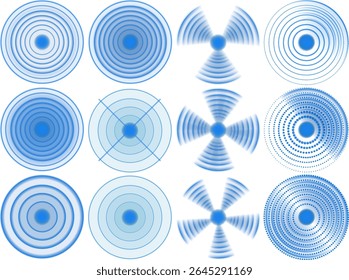 Wi-Fi beacon spins with radiant looped glow. Radar icon vibrates in synthetic echo burst. Crosshair target moves within bright optic scope. Data trace warps around scanner reticle light. Neon field 