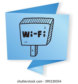 wifi board doodle