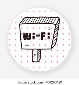 wifi board doodle