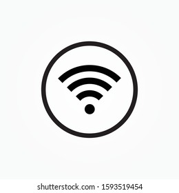 wifi button sign icon design vector illustration