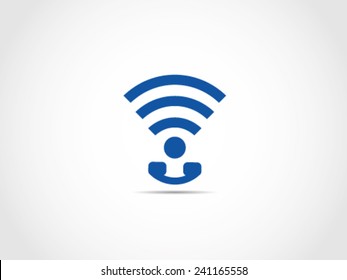 Wifi Care Logo Icon Design Stock Vector (Royalty Free) 1053039350