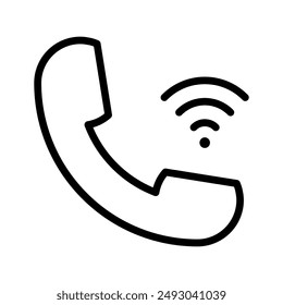 Wifi Calling Roaming wifi logo design vector icon phone and wifi logo design template