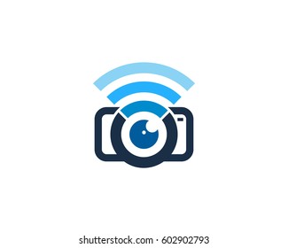 Wifi Camera Logo Design Element