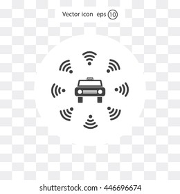 Wifi in car icon