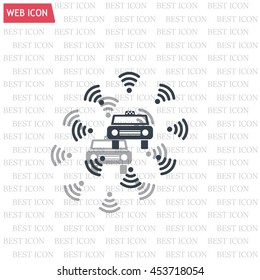 Wifi in car icon