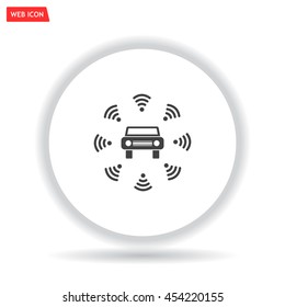Wifi in car icon