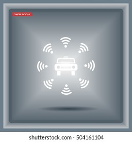 Wifi in car icon
