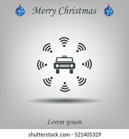 Wifi in car icon