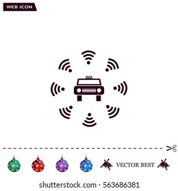 Wifi in car icon