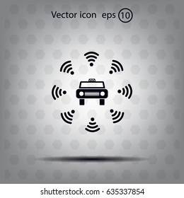 Wifi in car icon