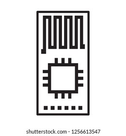 Wifi chip icon