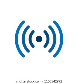 Wifi color icon, vector illustration design. Communication collection.