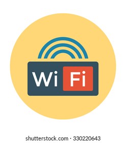 
Wifi Colored Vector Icon
