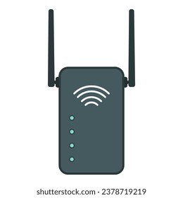 Wifi conneciton booster device isolated, technology and connectivity concept