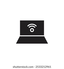 Icono de conexión Wifi Ilustración de línea plana