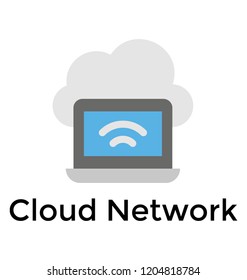 Wifi connection with cloud, cloud network 