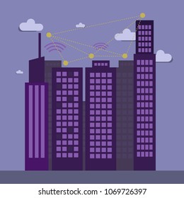 wi-fi connection design, vector illustration eps10 graphic