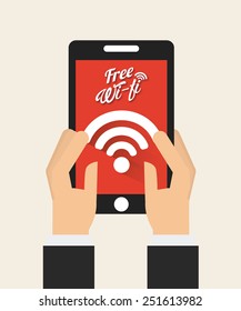 wifi connection design, vector illustration eps10 graphic 