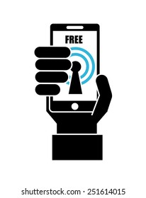 wifi connection design, vector illustration eps10 graphic 