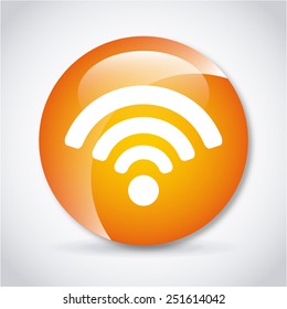 wifi connection design, vector illustration eps10 graphic 