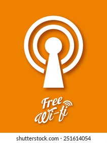 wifi connection design, vector illustration eps10 graphic 