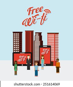 wifi connection design, vector illustration eps10 graphic 