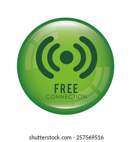 wifi connection design, vector illustration eps10 graphic 