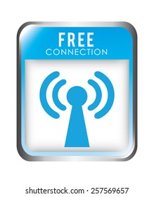 wifi connection design, vector illustration eps10 graphic 