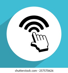 wifi connection design, vector illustration eps10 graphic 