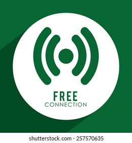 wifi connection design, vector illustration eps10 graphic 