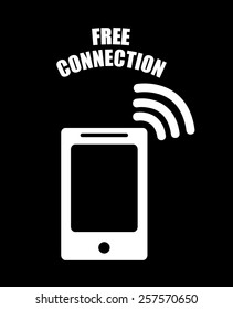 wifi connection design, vector illustration eps10 graphic 